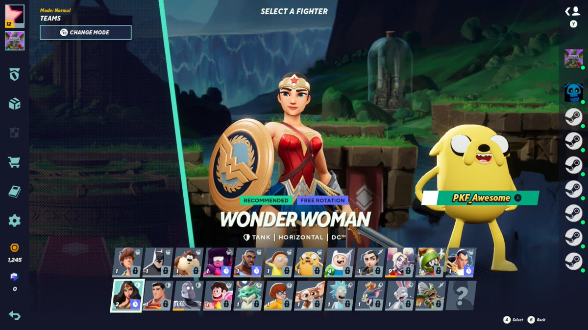 Yakk0_1s_bor3d's tweet image. My gf and i are playing multiversus. And what happened to wonder womans hair?!?!