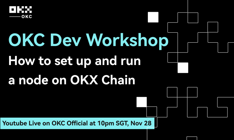 OKCNetwork's tweet photo. Grinding all day on figuring out hardware, terminology or requirements of setting up a node?

Join our #Youtube dev workshop hosted by Kami, core contributor at #OKC to learn how to run a node on #OKXChain

📆 Monday, 28 Nov, 10pm UTC+8
📍 #OKC Youtube

👉 https://t.co/Wu5tuhXHyo https://t.co/dLqCatySYV