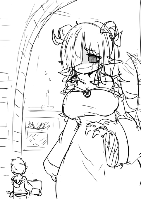 ソシャゲの周回疲れたのでラクガキ。 