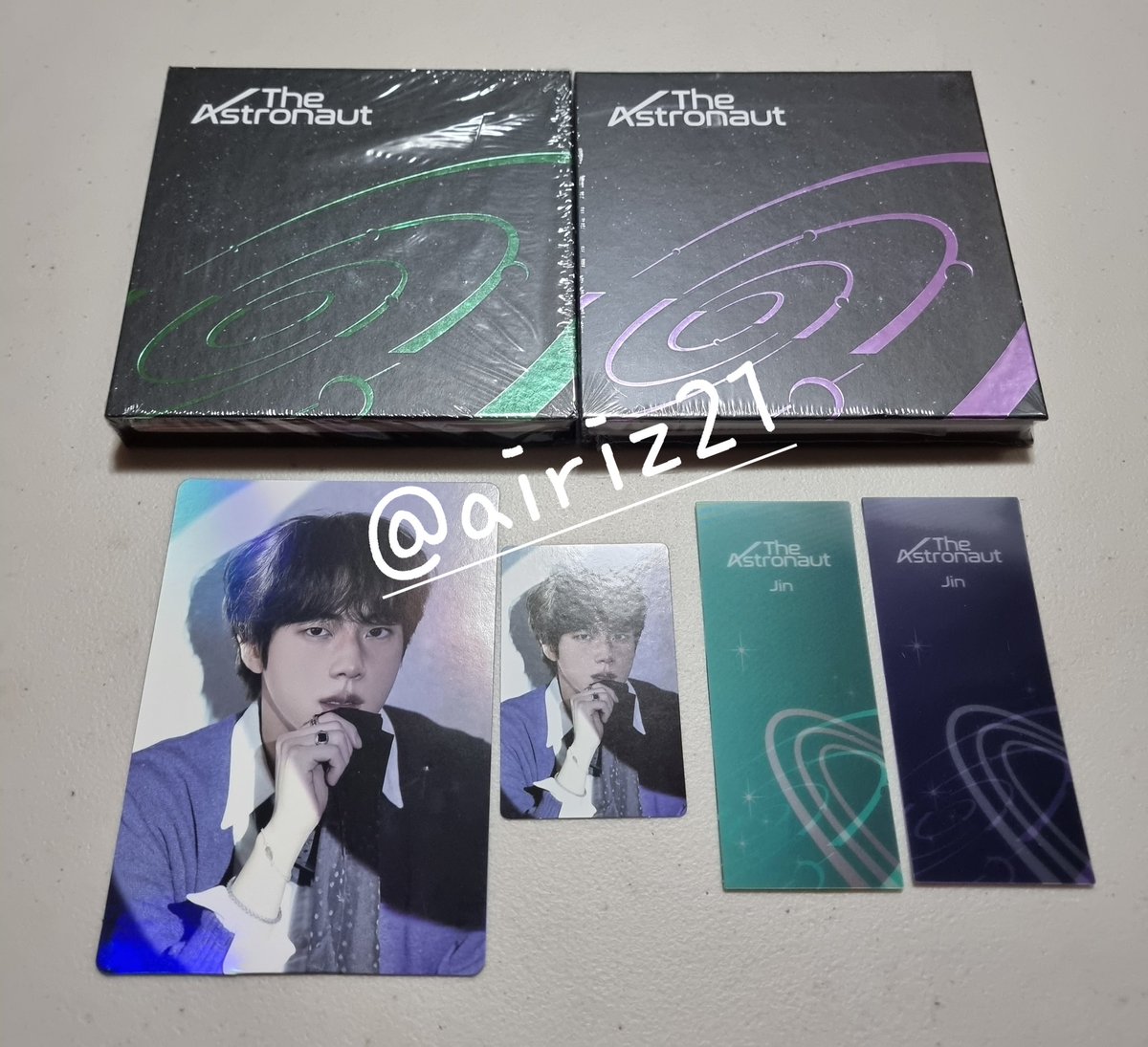 Arz1121's tweet photo. The Astronaut BTS Jin set with POB
1690.00
Onhand
Ready to ship
Sealed
Sci/j&amp;t /sdd/ jrs

wts lfb bts jin the astronaut https://t.co/koe9PI7UYX