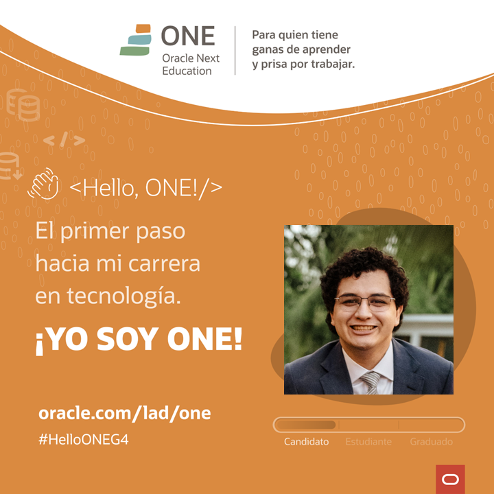 mark0177's tweet photo. #OracleNextEducation #helloONEG4 @Oracle @AluraLatam https://t.co/jp46FeNgQ9