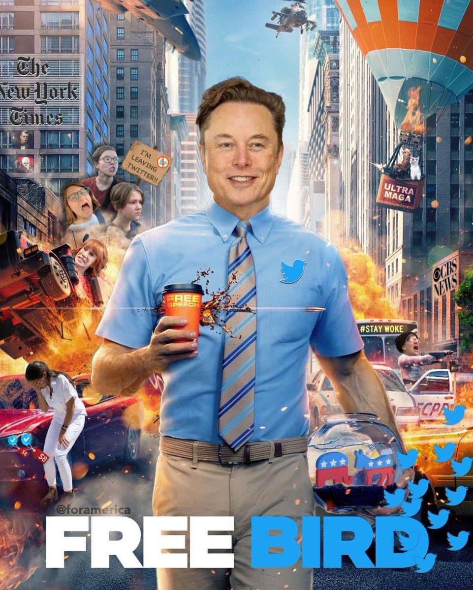 Free Bird Elon Musk Meme Twitter - Jonas (jonastyle)