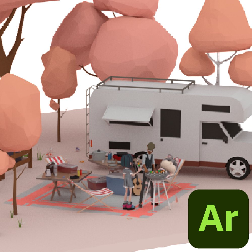 ShihongZ1011's tweet photo. Four Seasons Picnic--No1:Spring.
IOS only
Download Adobe Aero and scan the QR code of the fourth picture.
#adobeareo #ar #argumentedreality #art #maya #blender3d #3dcute #3denvironment #blenderartist #3dillustration #3dmodeling #blendercommunity #lowpoly #DigitalArtist https://t.co/7sde7L3ETu