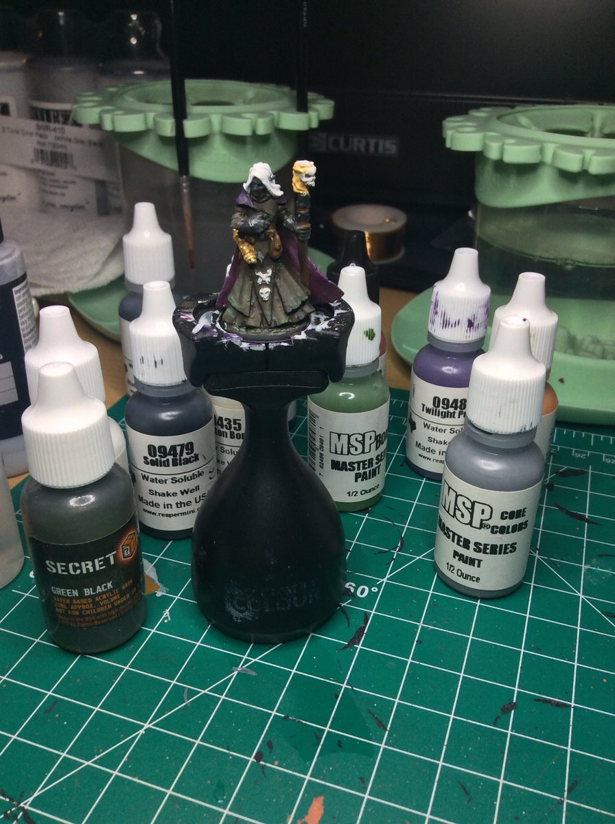 ⁦@Goblins_Mordor⁩ ⁦<a href="/reapermini/">Reaper Miniatures</a>⁩ #dungeonsanddragons #miniature declaring this model finished