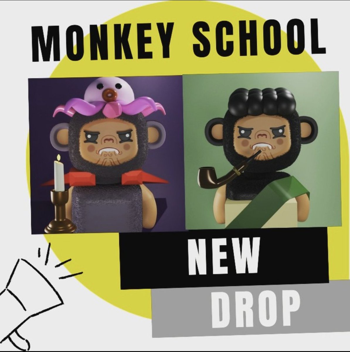 MonkeySchool13's tweet photo. New drop from Our Monkey School
1 Monkey-Fisherman
1 Monkey-Housewife

Available at https://t.co/uPXbZBnYPV

#paras #NEARProtocol #NFTCommunity #nftart #nfts https://t.co/ezQn97zSJt