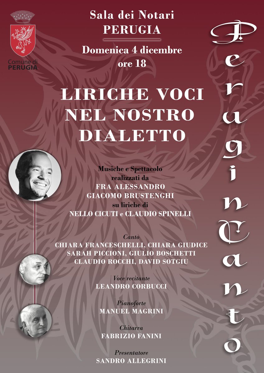 Si realizza un piccolo sogno: un omaggio alla città che mi ha visto crescere nella vita e nella musica; un omaggio al nostro dialetto fatto di terra e di cielo; un omaggio all'amicizia che mi ha accompagnato.
Si conclude un percorso, ci saranno altre vie. Grazie Perugia!