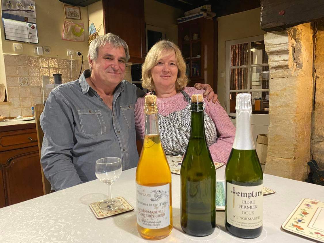 A happy evening after the day's work on our farm, photo courtesy of Ulla  #organic #organicfarm #cidre #cider #farmhouse #drinks #realcider #hardcider templarscider.com