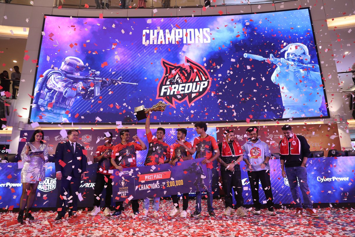 TE_Official_In's tweet photo. Congratulations to all the CHAMPIONS of the #TEGC2022.

Thank you for your amazing performances and making this event a great success.

#TaiwanExcellence #EverydayExcellence #TaiwanExcellenceGamingCup #TEGC2022 #WCC3 #CSGO #PokemonUnite #Online #Gaming #Gamer #Taiwan #India https://t.co/OzJuuFuoGS