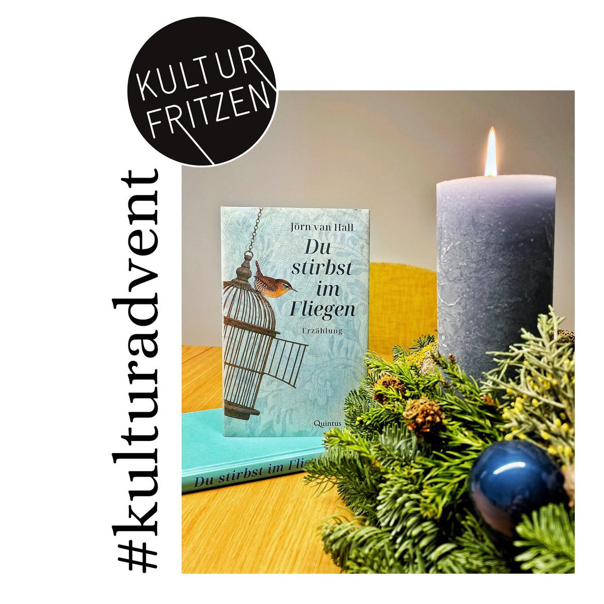 🕯 Wie jedes Jahr rufen wir auch 2022 am ersten #Adventssonntag den #kulturadvent aus! 
📚 In der ersten Woche suchen wir Eure Lieblingsbücher des Jahres.
➡️ Kommentiert hier oder postet Eurer Lesehighlight mit dem Hashtag #kulturadvent. Wir freuen uns auf Eure Empfehlungen!