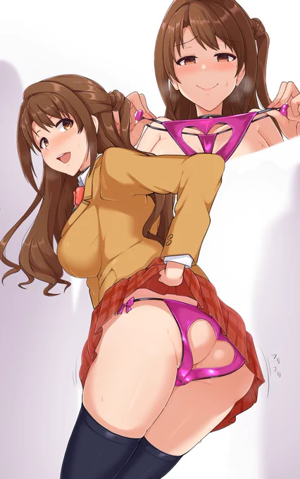 ♥穴あきパンツを着てくれるしまむー 