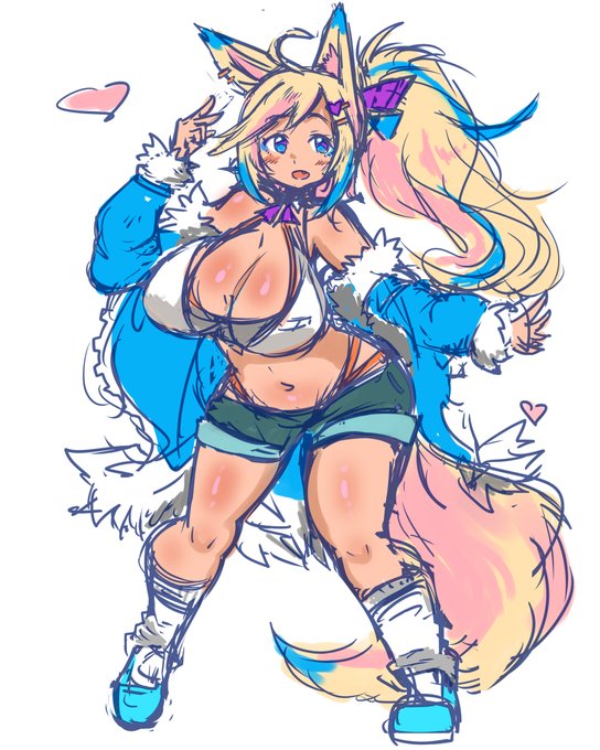 らくがきつねギャル 