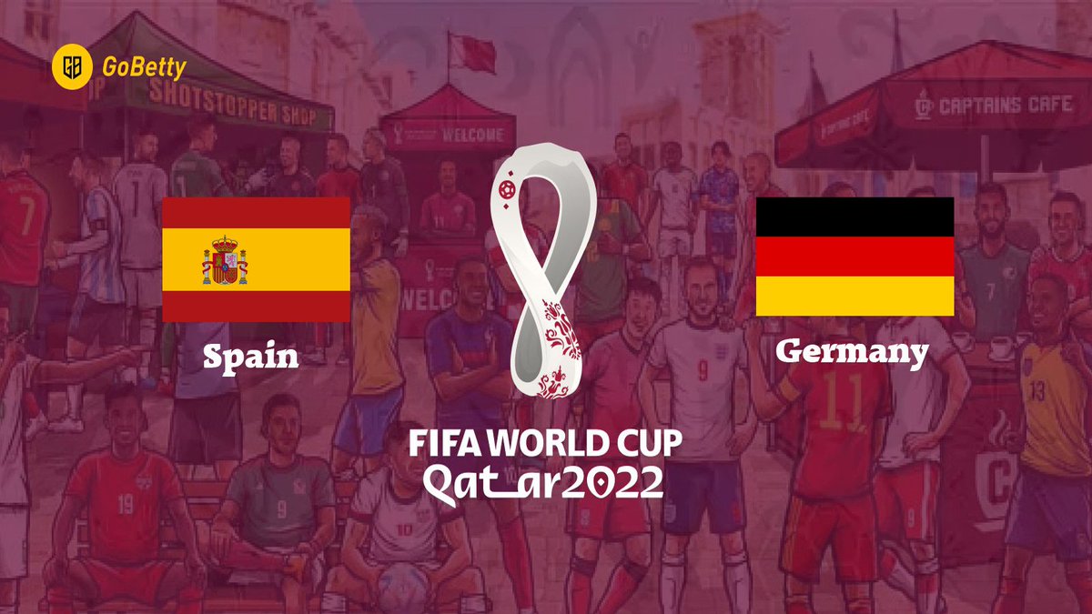 kimchipremium88's tweet photo. Spain Vs Germany at 3am #QatarWorldCup2022 Come place your predictions at https://t.co/6LZE53MLrS GoBetty is a #web3 platform so all funds are safu. Come support your favorite countries with our FaNFTs! #BSC #BNB #WorldCup #FIFAWorldCup2022 #BTC #BinanceTTC #Binance https://t.co/U0018yoxcc
