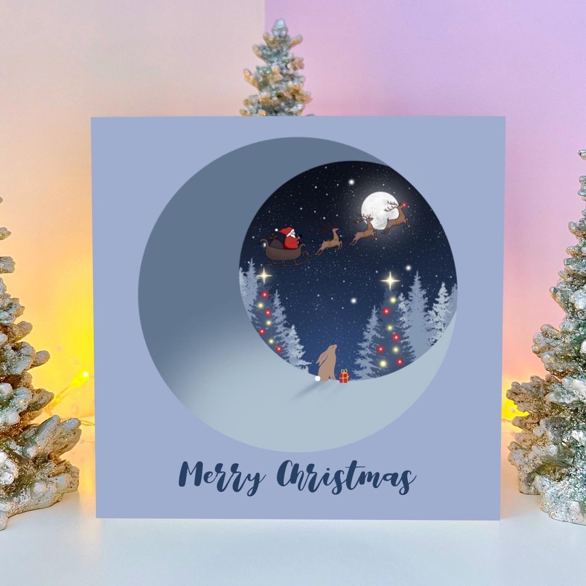 The Hare and Santa Claus pack of five Christmas cards 💙💙💙 #UKGiftHour #UKGiftAM #santa #christmas #christmascards #greetingcards #giftideas #etsyuk #etyshop #uksmallbiz #shopindie  etsy.me/3u780Ut