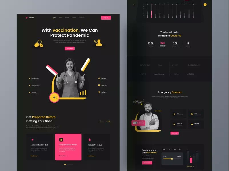 uihutofficial's tweet photo. Healthcare Website Design Templates
https://t.co/04x6CSrDNB
Here is an exploration of our landing page for vaccines and other health info related to COVID-19.
#HealthcareWebsiteDesignTemplates #healthcarewebsitedesign
#Healthcare #medical #medicalwebsitedesign
#COVID-19 #Vaccin https://t.co/rPDd9IKmVR