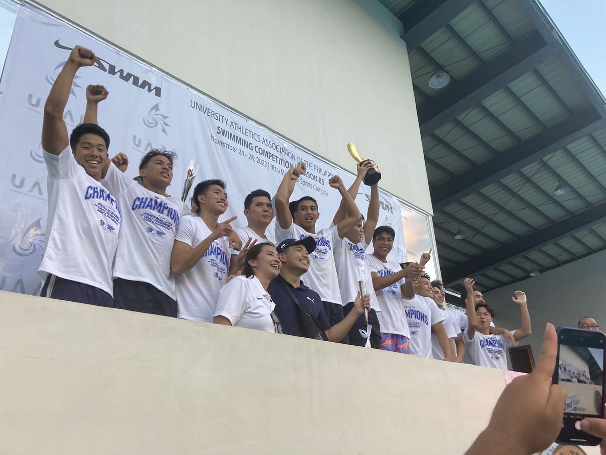 Ethan_TheGUIDON's tweet image. FINAL: The FAST Ateneo Men’s Swimming Team are your SEVEN-TIME UAAP MEN’S DIVISION SWIMMING CHAMPIONS!
@TheGUIDONSports 
#UAAPSwimming
