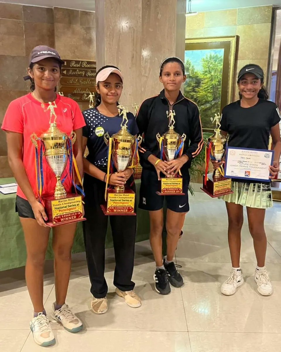 AITA__Tennis's tweet photo. Kabir Chothani clinched double crown, Revathi Rajeshwaran bagged singles title in the girl's category at the AITA NS U16 Tennis Tournament, organised by MSLTA and played at Hotel Ravine Panchgani, Maharashtra...🎾 

#AITA 
#NS 
#U16 
#MSLTA https://t.co/5m6cut7GdD