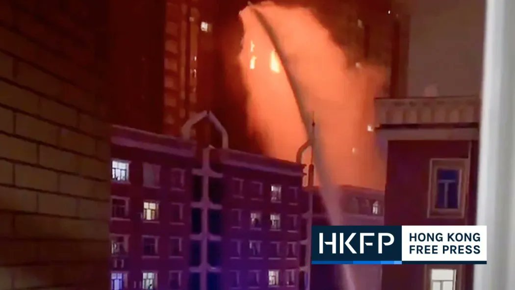 hkfp's tweet photo. Deadly Xinjiang fire stirs anger at China’s zero-Covid policy, Urumqi mayor apologises 

https://t.co/4d8w0sIy8L https://t.co/7dPBlW28bL