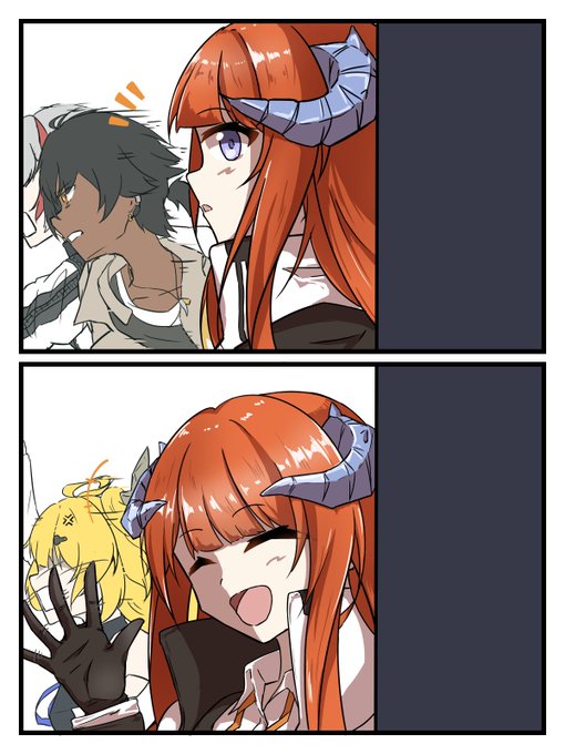 バグパイプはバッタリ会ったとき笑顔で手振ってくれそう
#アークナイツ #明日方舟 