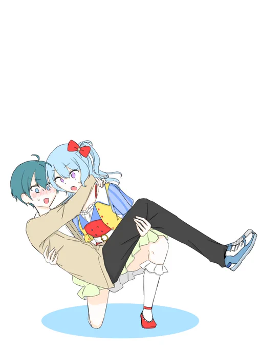 一年ぶりお姫さま抱っこらくがき⑥ 