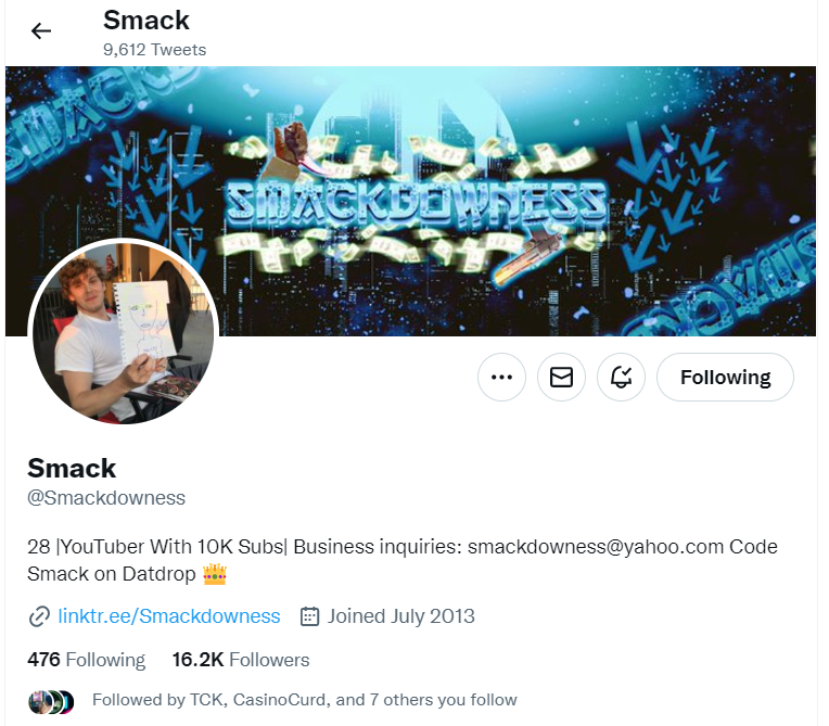 DatUwUpotato's tweet photo. @GiveawaysRaw @Smackdowness done @Monlau13 https://t.co/XWXkN9LoTl