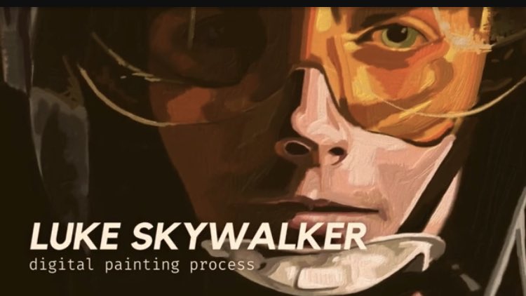 dredrums's tweet photo. @MarkHamill check out this young student’s artwork! #lukeskywalker #StarWars #StarWarsFanArt #digitalart click on the link for the time lapse https://t.co/hNzEW2o8bu https://t.co/TQHE0f3Gyz