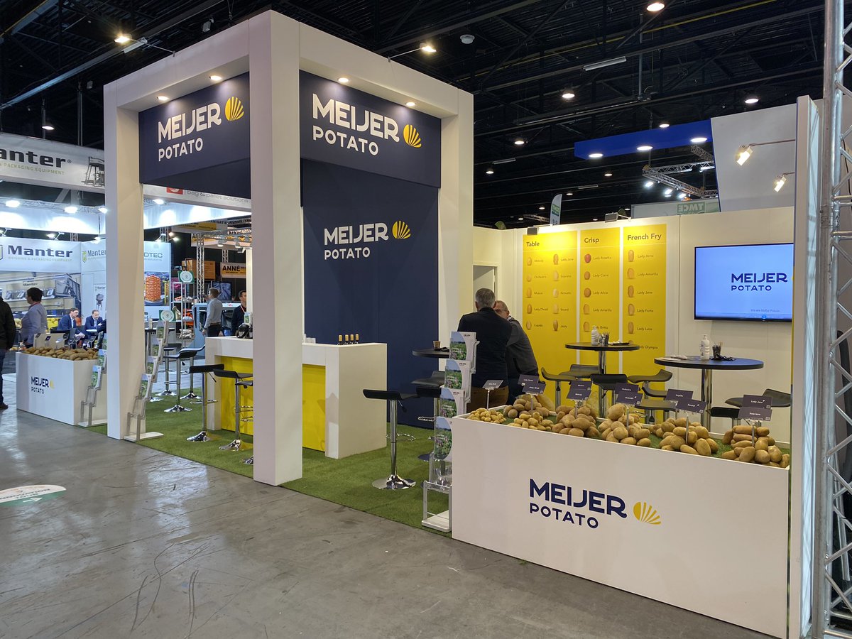 MeijerPotato's tweet photo. Meet us at trade fair #INTERPOM (stand 448) from 27-29 November 2022 at Kortrijk Xpo in Belgium.
#meijerpotato #buildingonpotential #seedpotatoes #interpom22 https://t.co/RGymL0MlXJ