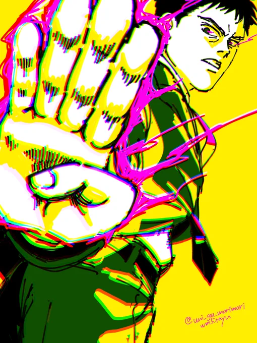 芹沢克也 #モブサイコ100 #イラスト 