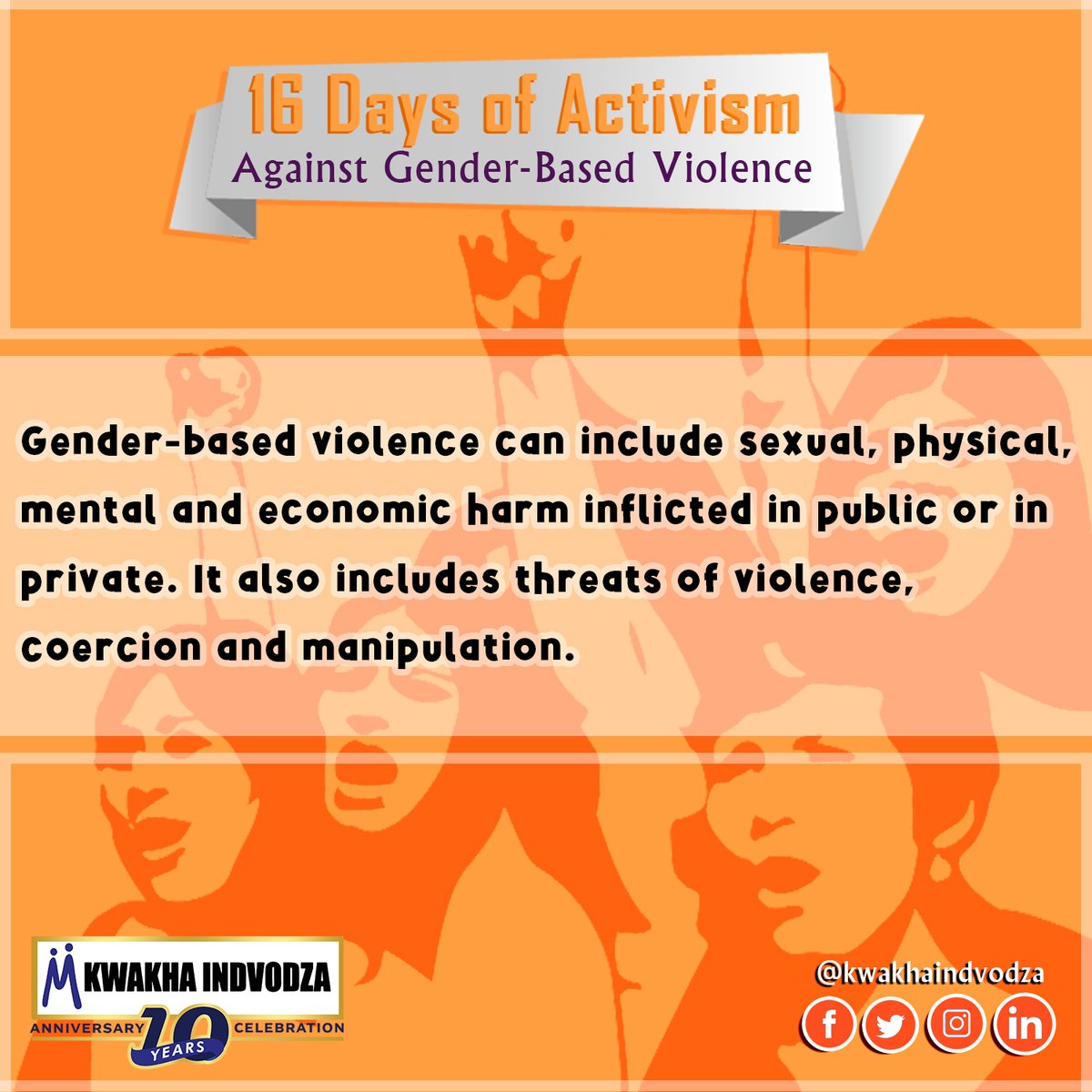 Being hard to spot it doesn’t disqualify if from being real and a form of GBV! Some forms are hard to spot, that doesn’t mean though we shouldn’t speak against them and #UNiTE! #EndingGBV #16DaysofActivism2022 #orangetheworld #KwakhaIndvodza