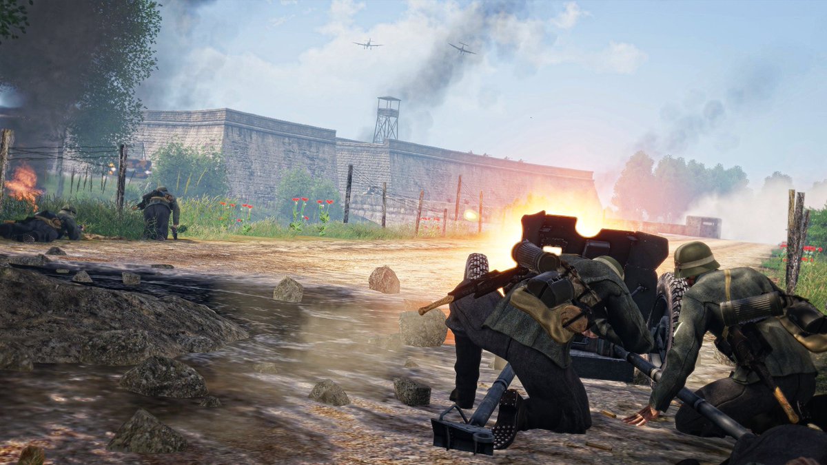 Mission WW2 proposé par ASMY sur la défense de Calais. Merci encore ! avec le <a href="/CARMA_A3/">C-ARMA</a> et la <a href="/14eGaming/">14e Gaming</a> . 
#arma3 #milsim #WW2 <a href="/ArmaPlatform/">Arma Platform</a>