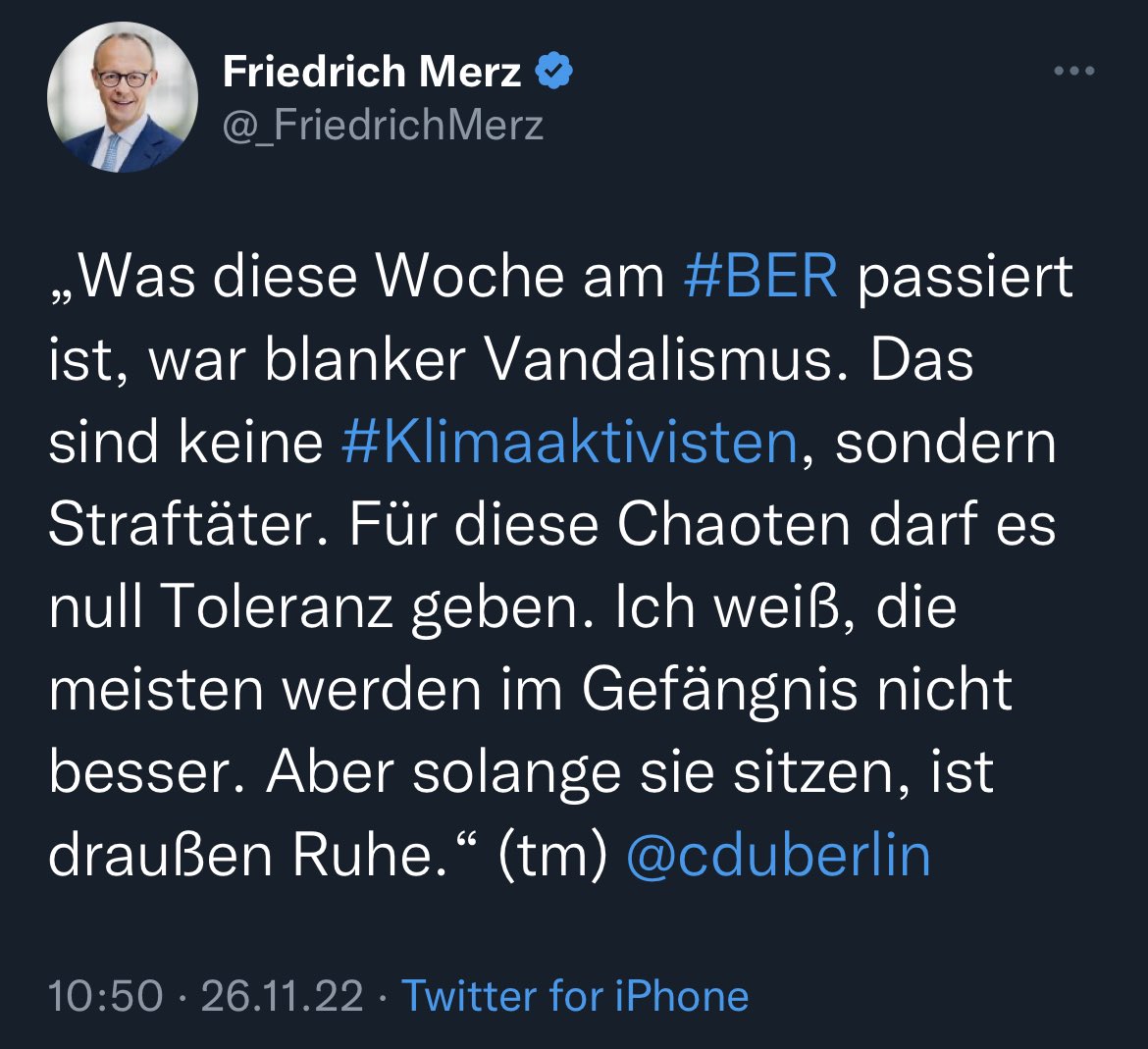 Christdemokratisches Verständnis von #Rechtsstaat: Wegsperren, wer nicht passt. #CDU