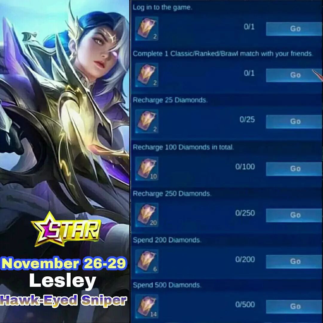 EVENT MISI ANNUAL SL LESLEY 🔥

💎112 : 26.500
💎140 : 34.000
💎280 : 64.500
💎355 : 80.500
💎514 : 116.500
💎716 : 160.000
💎1446 : 328.000

order via dm/wa, mention after dm. fast rep ke wa aja ya kakk

h. wtb wts diamond dm ml legal
#zonauang #zonajajan