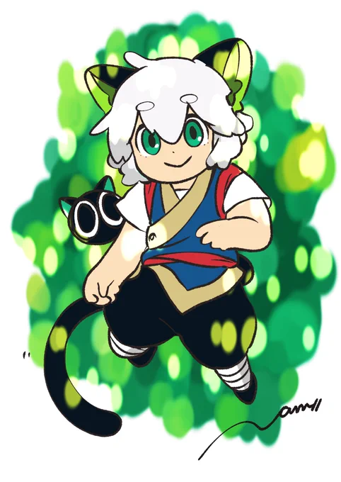 #羅小黒戦記 #小黒 初描 