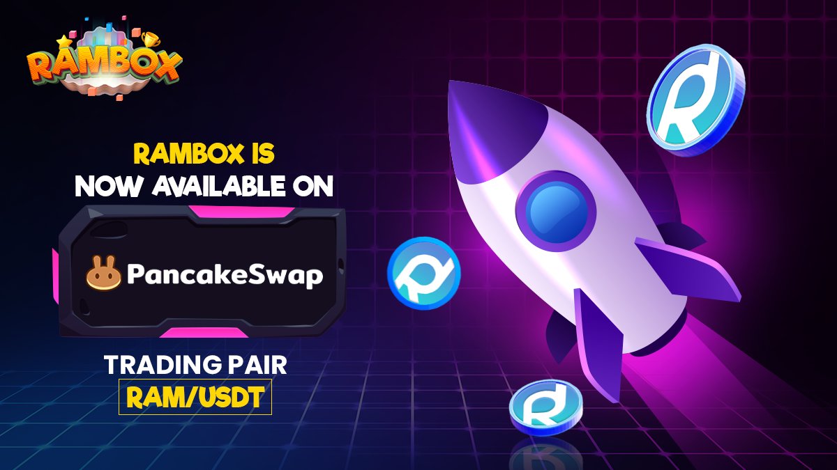 🔥 $RAM Now listed on #PancakeSwap 🎉🎉🎉
Initial liquidity is already created! 

💰Buy $RAM
🔗Pancake:pancakeswap.finance
❗️❗️
Smart Contract: 0x76D9A7c6164DE3bC4d95ef0c011D3D22EB8b4d60

#RAM
#Rambox 
#PancakeSwap