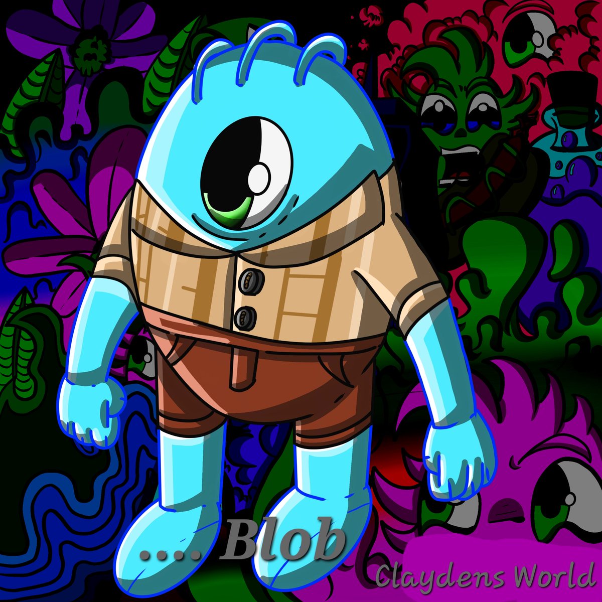 😁➡️Who do you think is this Blob Family member?⬅️😎 #oneofonenft #NFTartists #NFTCommunity #NftColllector #Metaverse #NFTdrop #artist #artcollector