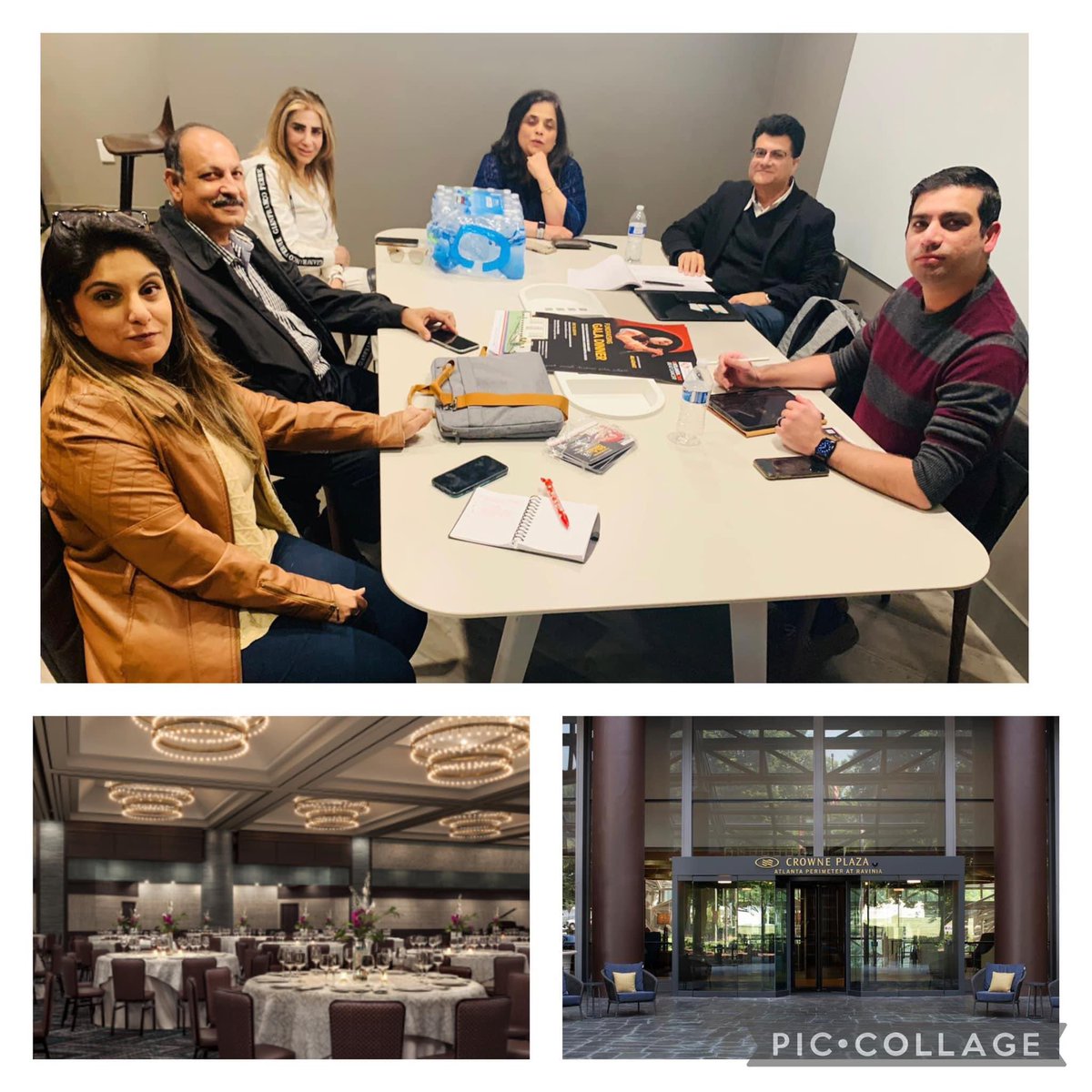 A brainstorming session at the venue regarding an upcoming fundraiser for Shaukat Khanum Memorial Hospital in Karachi. Join us on December 10 
Crowne Plaza at Ravinia