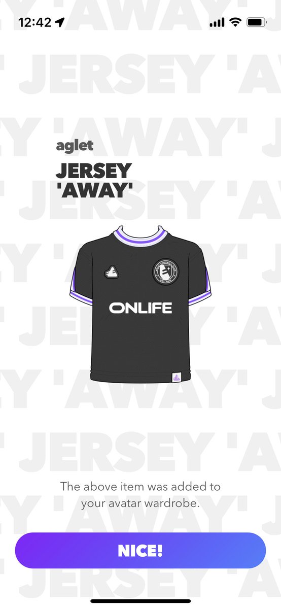 SHAQANGEL1's tweet image. Aglet FIFA World Cup 2022
今のところゲットしたアパレルは
Socks'Alternative'と Jersey'Away'
シューズと並行して集めていくの
楽しみです♬

#Aglet #FIFAWorldCup2022
#TreasureStack