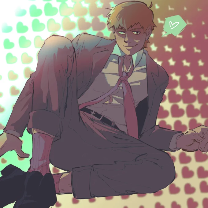 my friends rlly like reigen sooo.. also just got caught up to where the new seasons at with them so i felt the need 2 do my annual drawing of him.. (when i say theyre down bad i mean DOWN DOWN BAD) #mobpsycho100 #mp100 #reigenarataka 