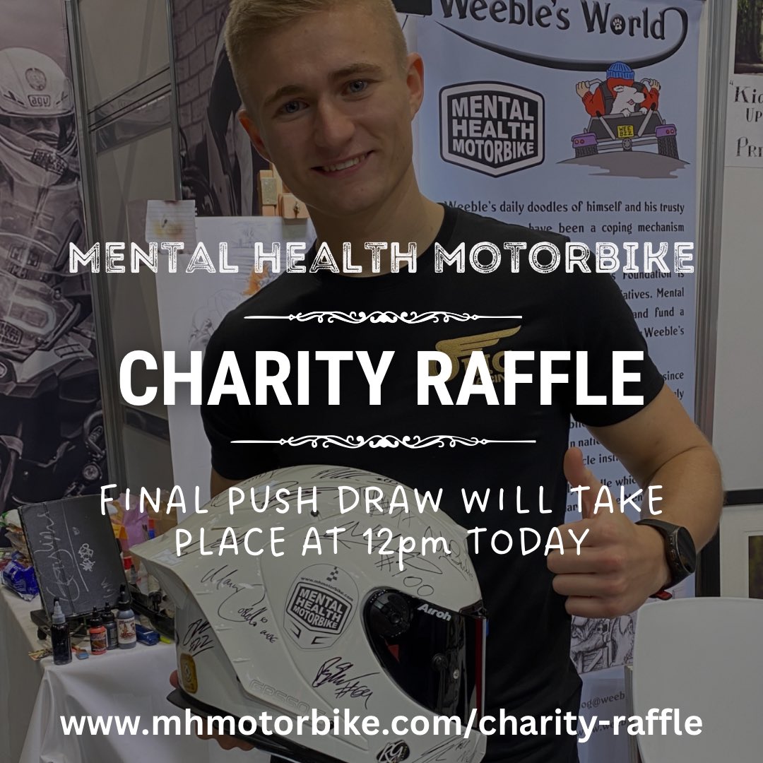 LAST CHANCE - to enter our charity raffle: mhmotorbike.com/charity-raffle (draw today at lunchtime)