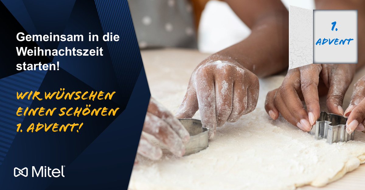 [#Mitel DACH] #Gemeinsam geht alles leichter! Wir wünschen unseren #Kolleginnen und #Kollegen sowie unseren tausenden #Partnern weltweit einen wunderschönen 1. #Advent! 🕯️ 

#Mitel #StrongestTogether #PartnerFirst