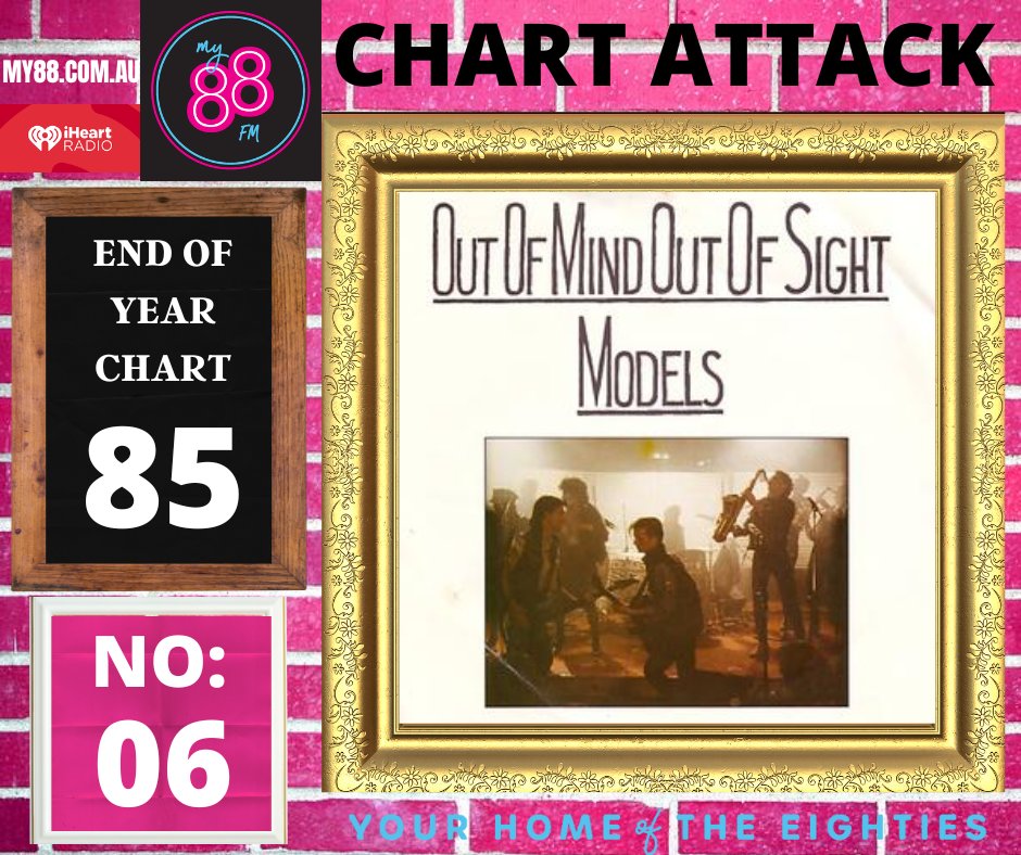 waynetunks's tweet photo. #ChartAttack on @My88_FM: Aussie End of Year Top 20 of 1985:
6: Out of Mind, Out of Sight #Models 
2nd highest selling Aussie song of 85, and what a great tune. The driving beat, the sax, Kate Ceberano on backing vocals. Love it. https://t.co/dIFd79plxn