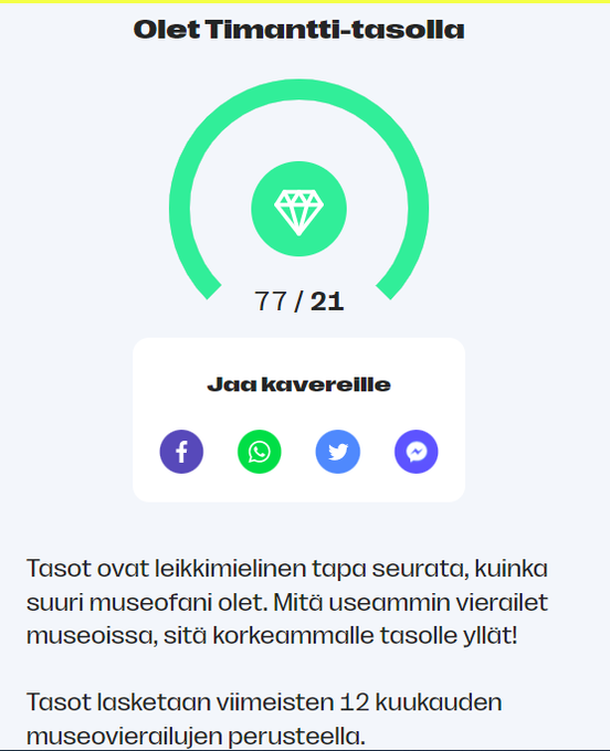 V&auml;h&auml;n huono skaalaus #museokortti tai mit&auml; kohti m&auml; nyt kuljen jos oon jo noin rutkasti korkeimmalla<a href="/tag/museokortti"class="tags">#museokortti</a>
