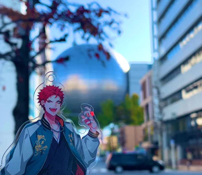 聖地巡りじゃー!フラスタめちゃくちゃ綺麗だった 