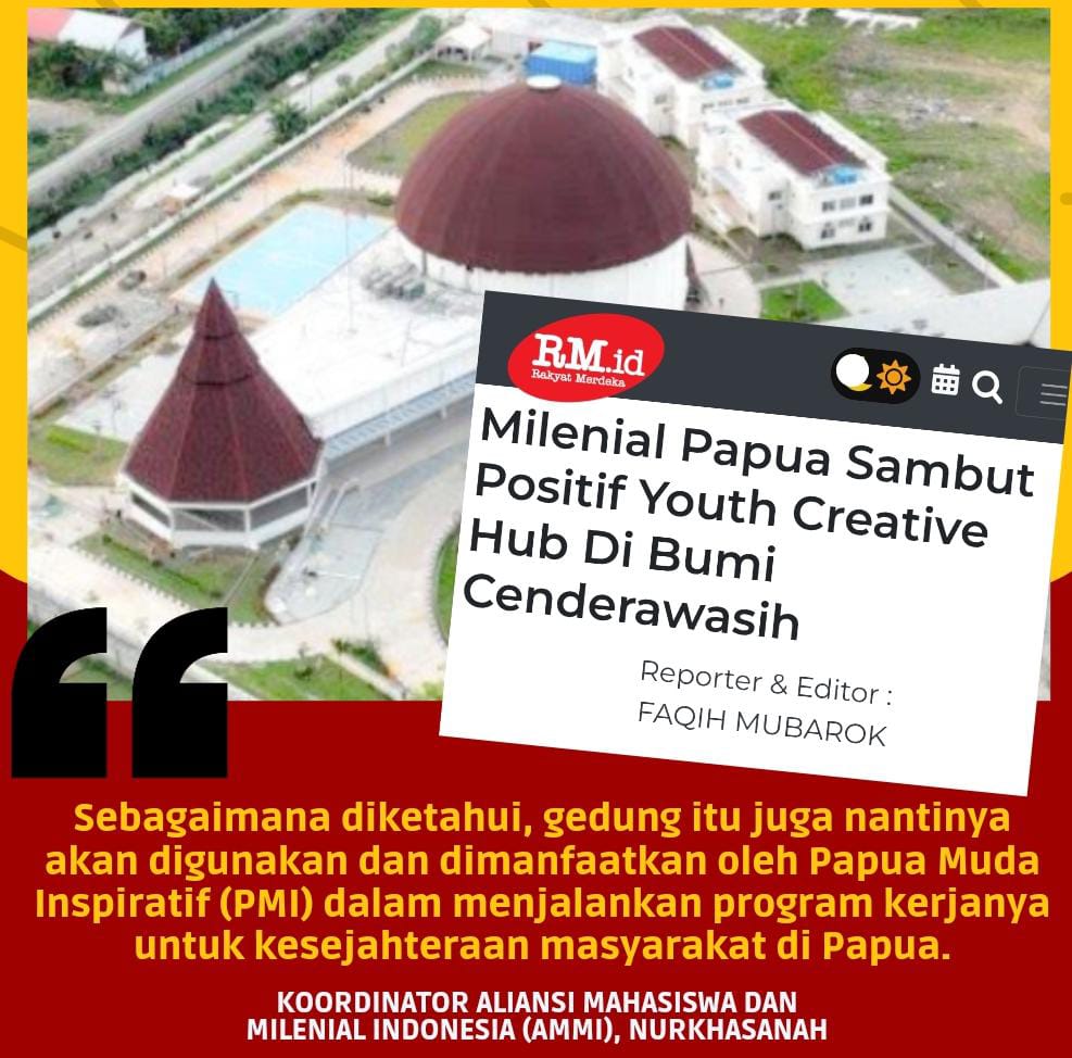 Gedung Papua Youth Creative Hub (PYCH) yang terletak di Kelurahan Wahno, Distrik Abepura, Kota Jayapura, Provinsi Papua segera rampung. Dengan adanya gedung ini, talenta dan kreativitas anak muda diharapkan semakin berkembang pesat

#PapuaYouthCreativeHub