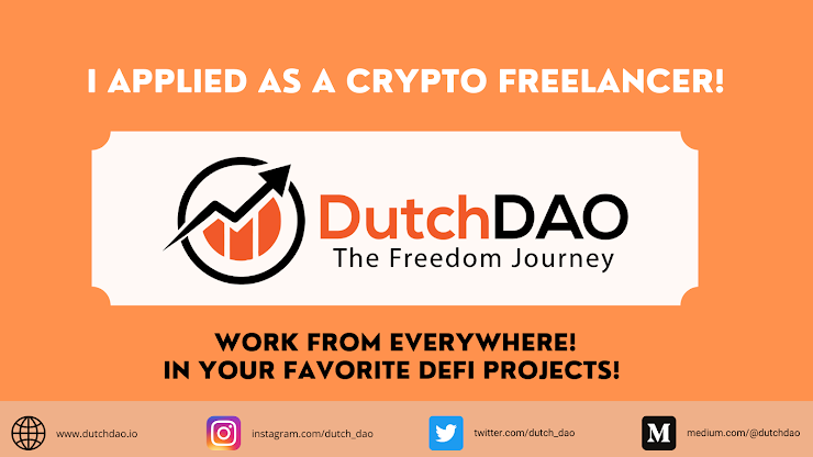 emjayrntr's tweet photo. Have just applied for the @dutch_dao Ambassadors program! Freelance with bright future! Don't miss the big opportunity of web3 and join us now!
Discord: https://t.co/k4xbZAXYCS
#DutchDAO #Freelance #Crypto #Ambassador https://t.co/Qg1HT1CnEE
