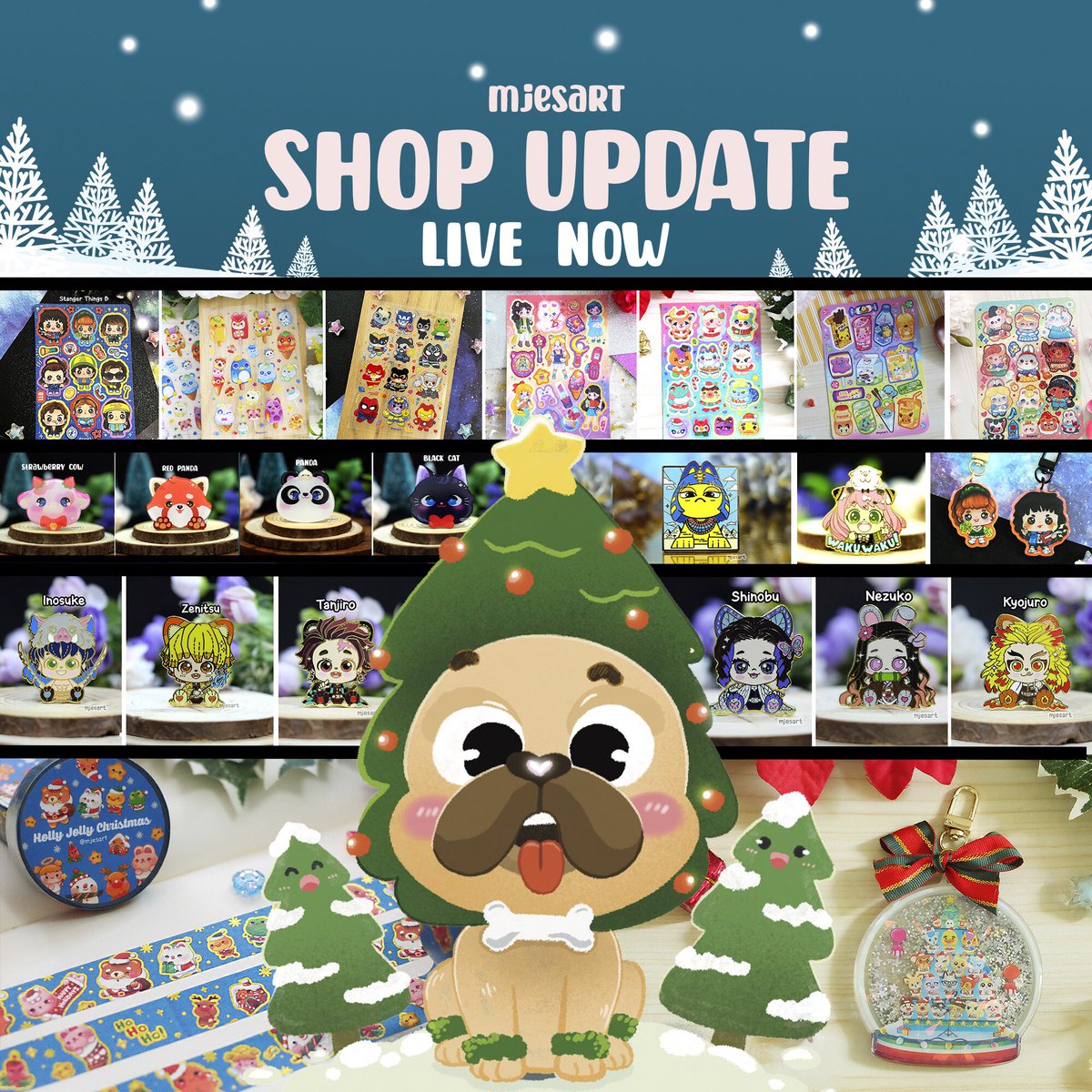 Helloo..My shop update is live now, there are a lot of new stuff included altogether with discounts up to 20% on some of my listings.  These sales are on during November 27th -30th, only on my Etsy (link in bio)

#shopupate #stickershop #journaling #DemonSlayer #ACNH #washitape