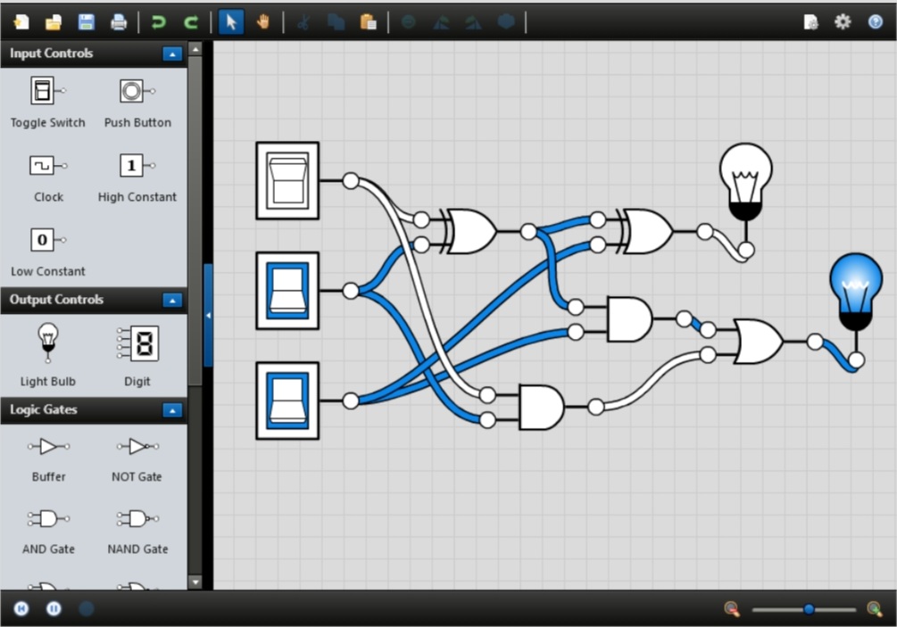 HananArfaj's tweet image. لتعلم البوابات المنطقية logic gate
وتصميم الداوئر الرقمية digital circuits   اقترح 👇
logic.ly
#logicdesign #CS #KSU #IAU 
#علوم_الحاسب
#هندسة_الحاسب
#ComputerEngineering 
#ComputerEnvironment
#الرخصة_المهنية
#الرخصة_المهنية_حاسب
#رخصة_الحاسب