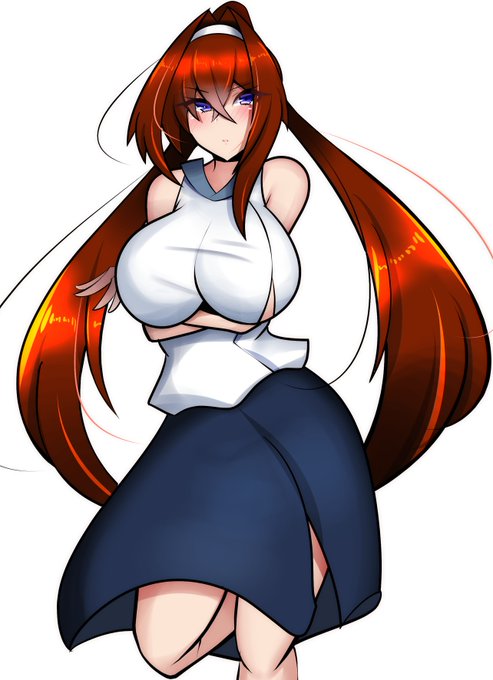 ましろの母まふゆさんを描きました|д゜) 