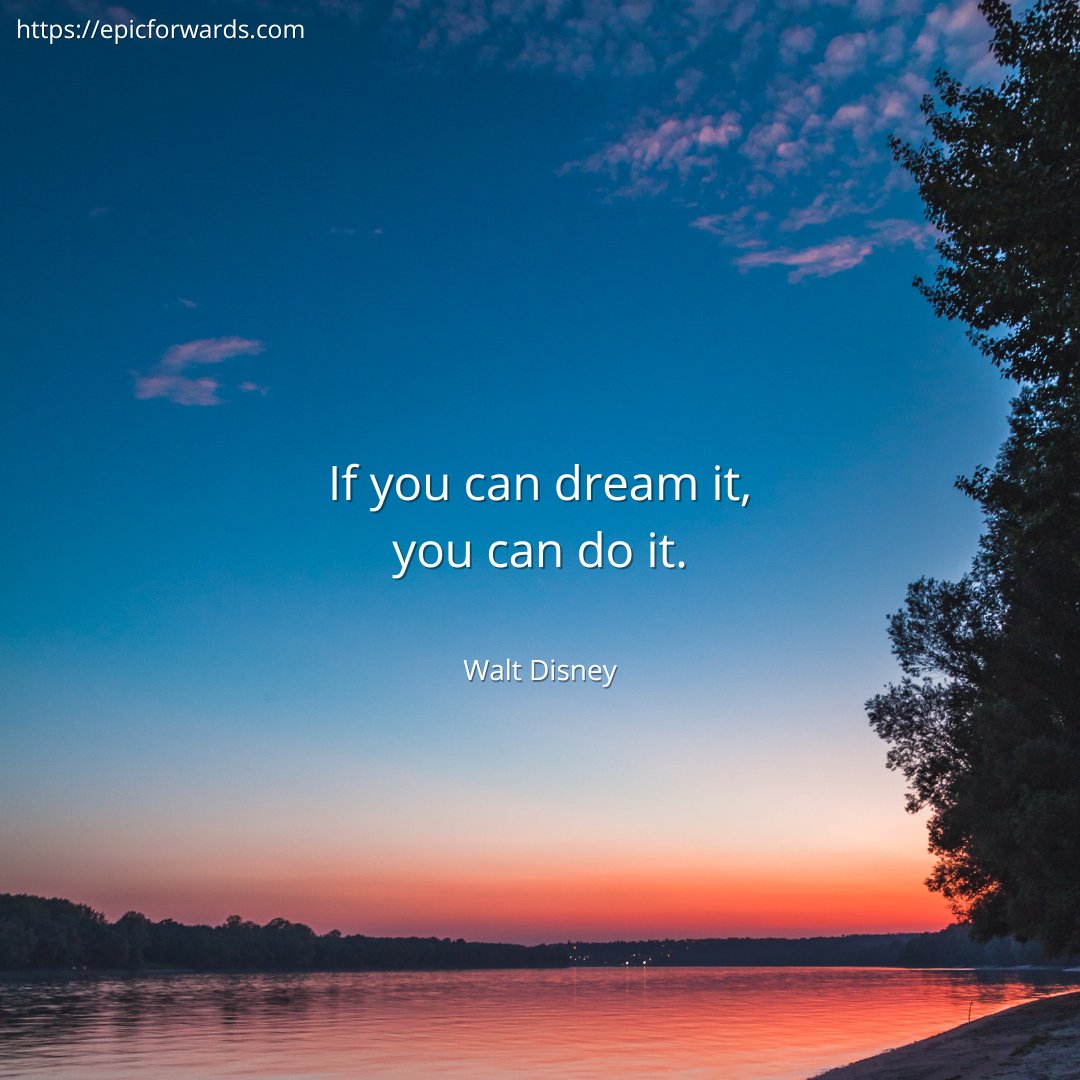 ForwardsEpic's tweet photo. "If you can dream it, you can do it."
- Walt Disney
#waltdisneyquotes #waltdisney #quotes #disneyquotes #disney #disneylife #disneyworld #disneyquote #disneymagic #waltdisneyworld #disneymovie #disneyparks #motivationalquotes #inspirationalquotes #epicforwards #explore #dream https://t.co/dnFHVjJ3R1