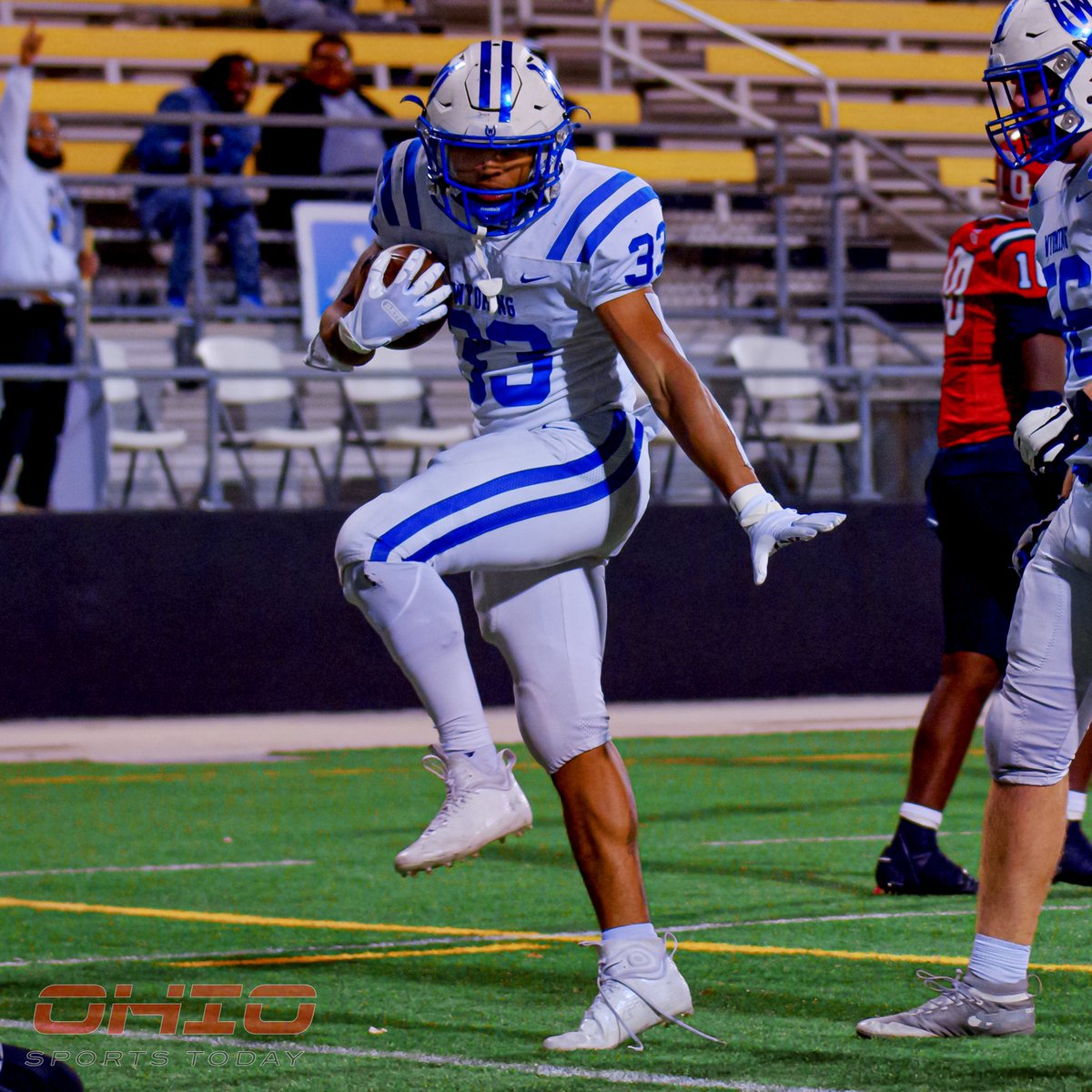 OHsportstoday's tweet photo. @cjhester_33 C.J. Hester scored his 111th TD &amp; moves to 9th on Ohio's all-time TDs list. The Wyoming Cowboys advanced to the state title game w/ their win over Steubenville. They will face Glenville. @CoachHancock https://t.co/ofAXwQtwAO