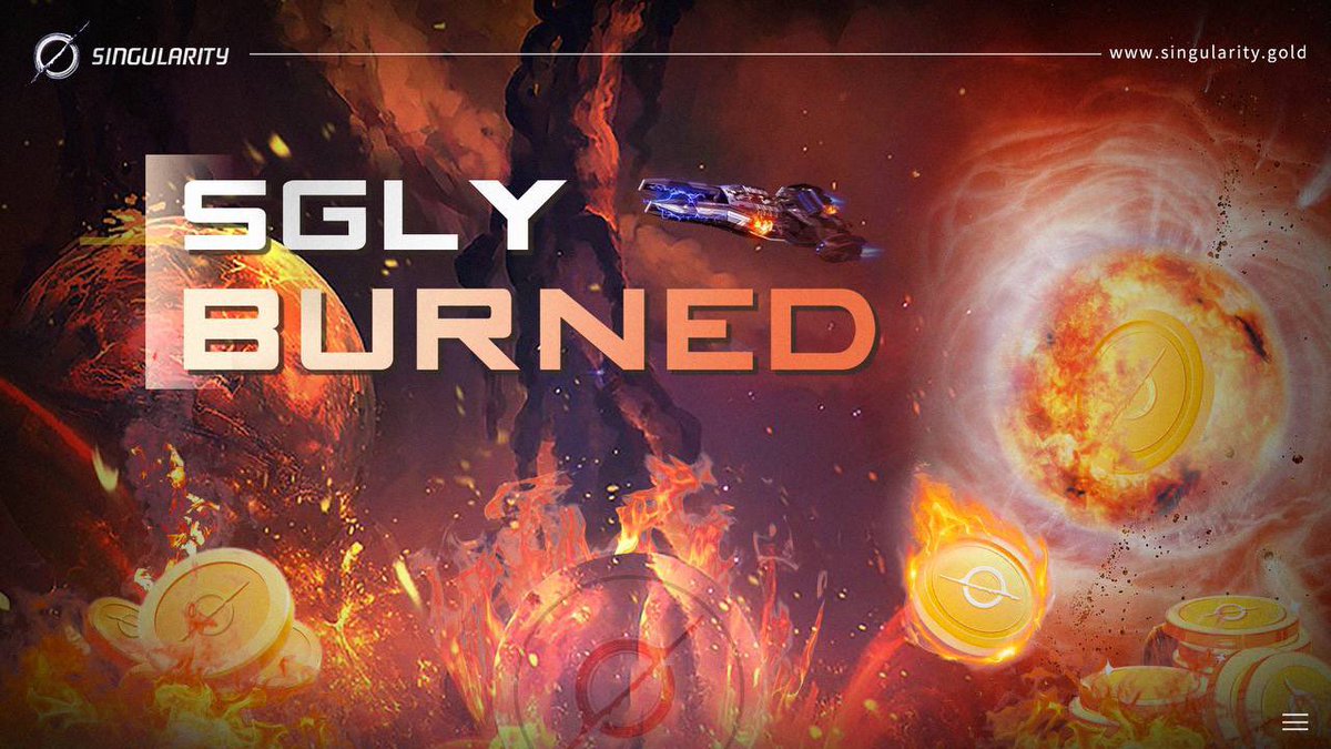 Daily destruction of 9000+, the total amount will be deflated to 100 million

>A total of 1.53 million pieces have been destroyed so far
 
> The deflation mechanism determines that $SGLY remains rare

Click to view:
hub.singularity.gold/#/statistic